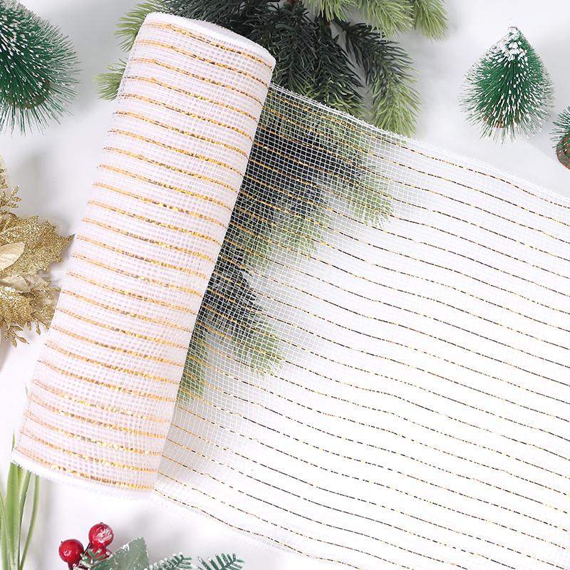 Influencer DIY Mesh Christmas Tree Ribbon & Bow Decoration