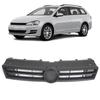 Car Front Bumper Grille Marked Grille Single Silver Dumb Black Grill For Golf 2015-1017 Exterior Parts