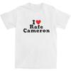 Men's I Love Rafe Cameron T-Shirts Cotton Tees Summer Funny Short-Sleeve T Shirt O Neck Fashion Pattern Tee Shirt Big Size
