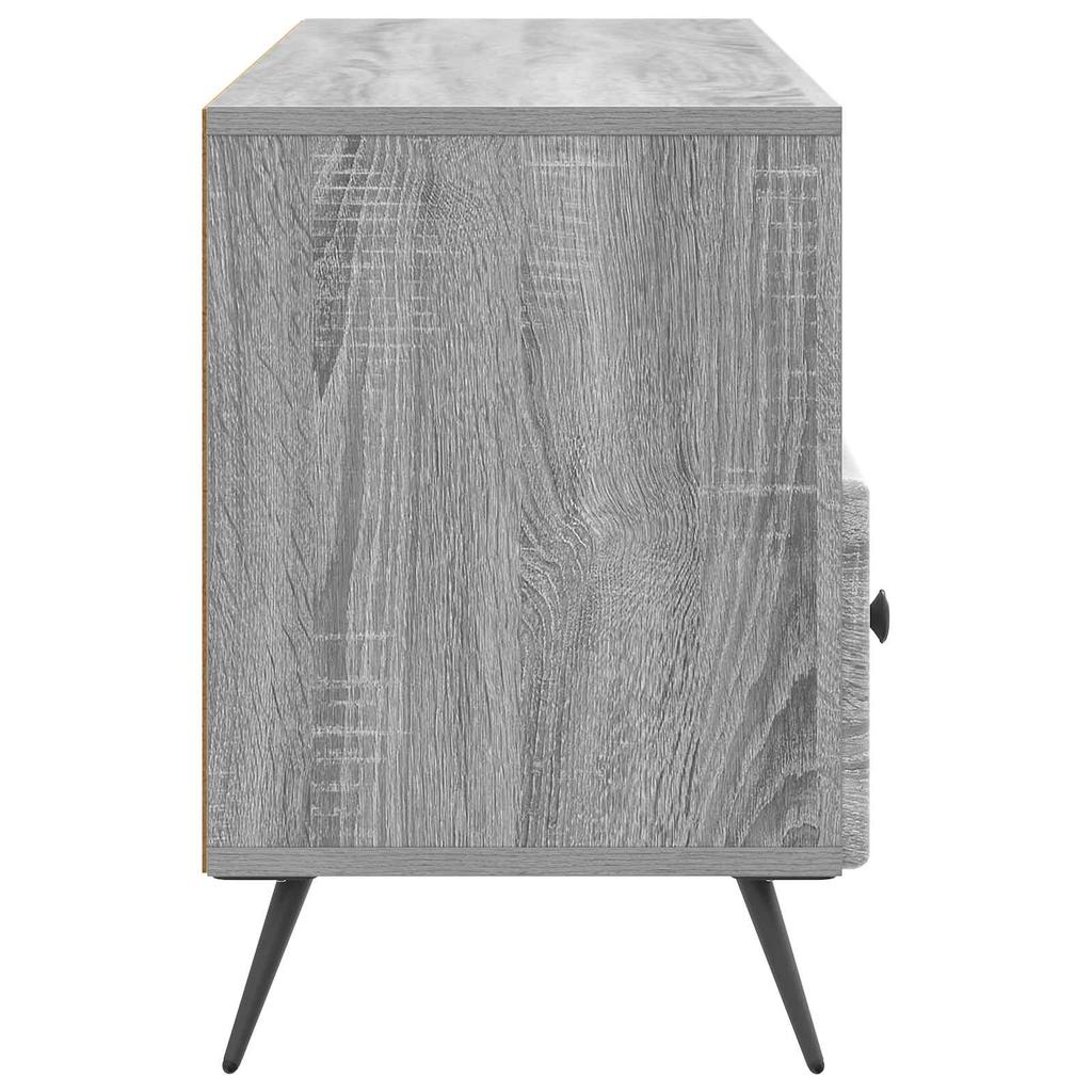 TV Stand Grey Sonoma 102 x 34.5 x 50 cm Particleboard