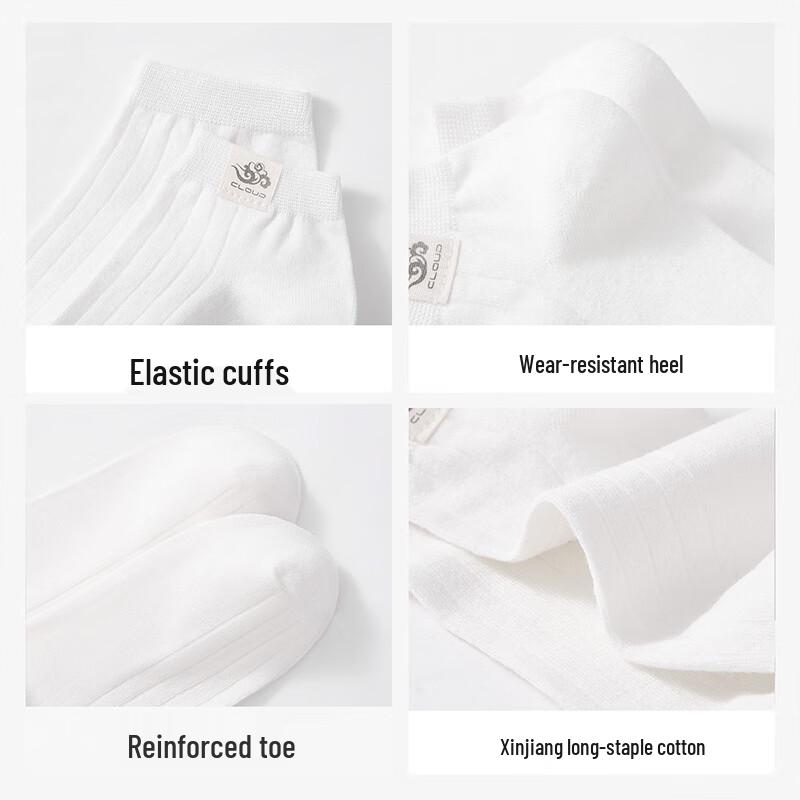 Mens Antiodor Breathable 100 Cotton Noshow Socks 6 Pairs