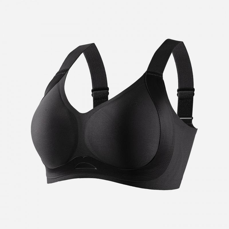 Summer Seamless Support Bra for Large-Breasted Women: Flattens, Lifts, and Gathers for a Slimmer Look