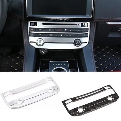 Car Center Air Conditioning Mode Button Frame Cover Trim Fit For Jaguar XE XEL XF XFL F-PACE 2016-2018 Auto Accessories