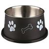 Ecuelle pour chien - TRIXIE - Ø19cm - Acier inoxydable - Antidérapante - 0,9L
