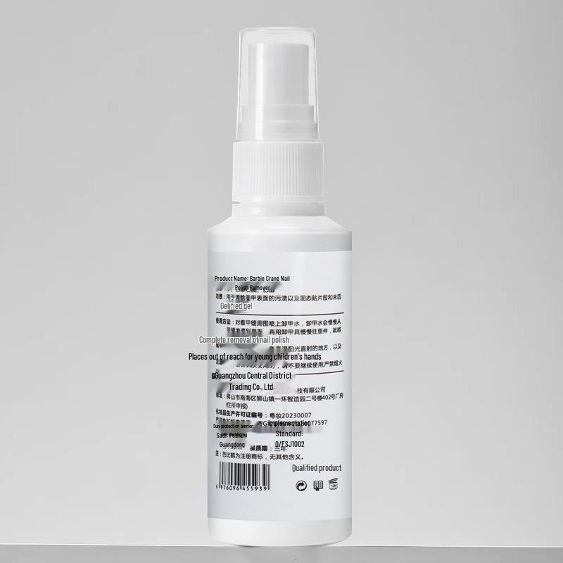 Quick Spray: Nail Adhesive Remover & Cleaner for Press-On Nails - Gentle, Damage-Free Solution