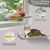 Foldable Pet Bed Cat Hammock Plush Mesh Cat Window Perch Kitten Hammock Shelf Breathable Mesh For Wall