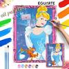 Cinderella Oil Painting Art Set Handmade Diy Gift Home Decoration