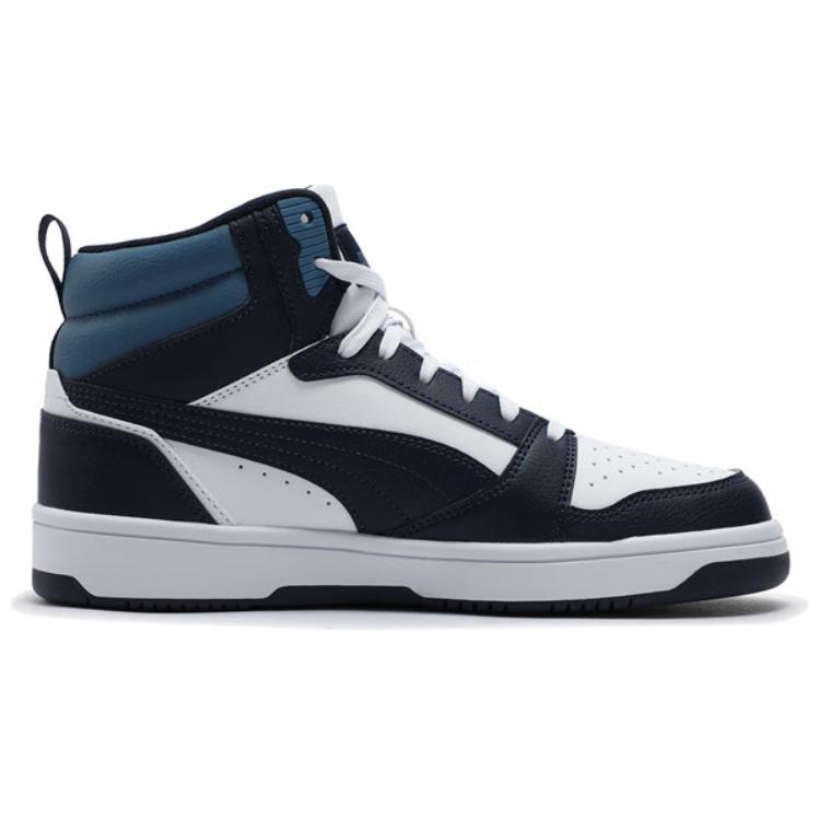 Puma Rebound V6 Casual Versatile Low-Top Sneakers Unisex Sneakers Black Blue 392326-28
