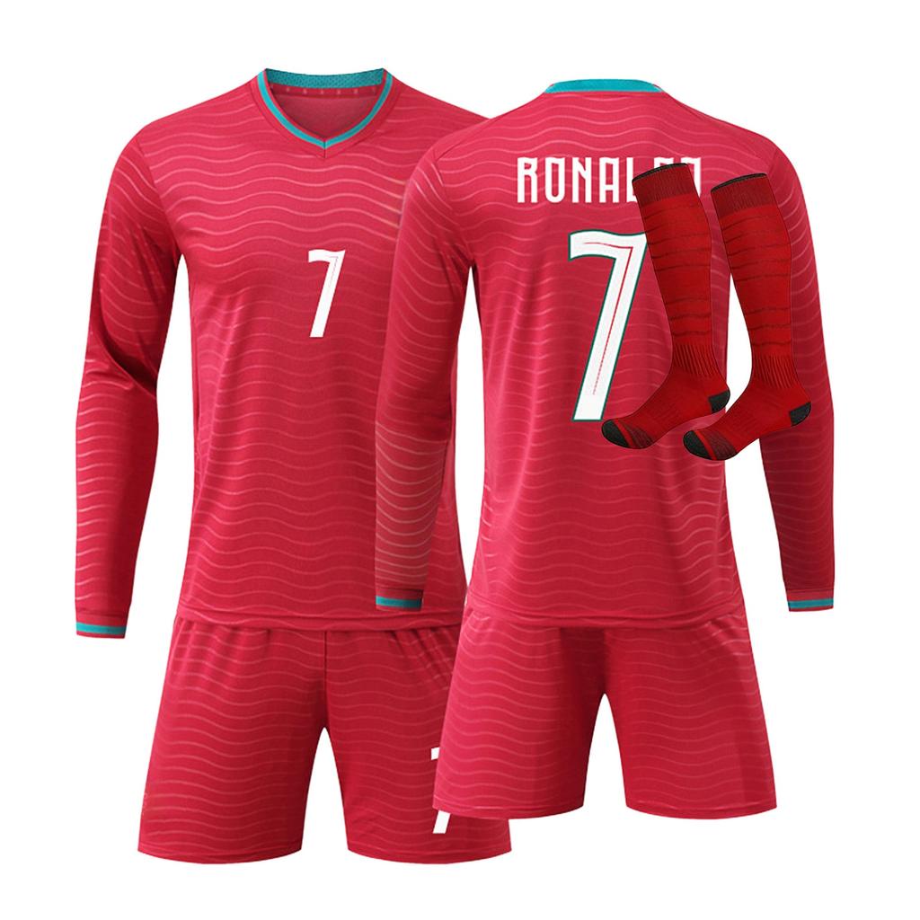 2526 Away Jerseys Sports Team Uniform Set Football Training Suit Set