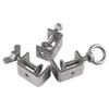 304 Stainless Steel Tiger C-Clamp U-Shaped Fixture with Hand-Tightened Eyebolt