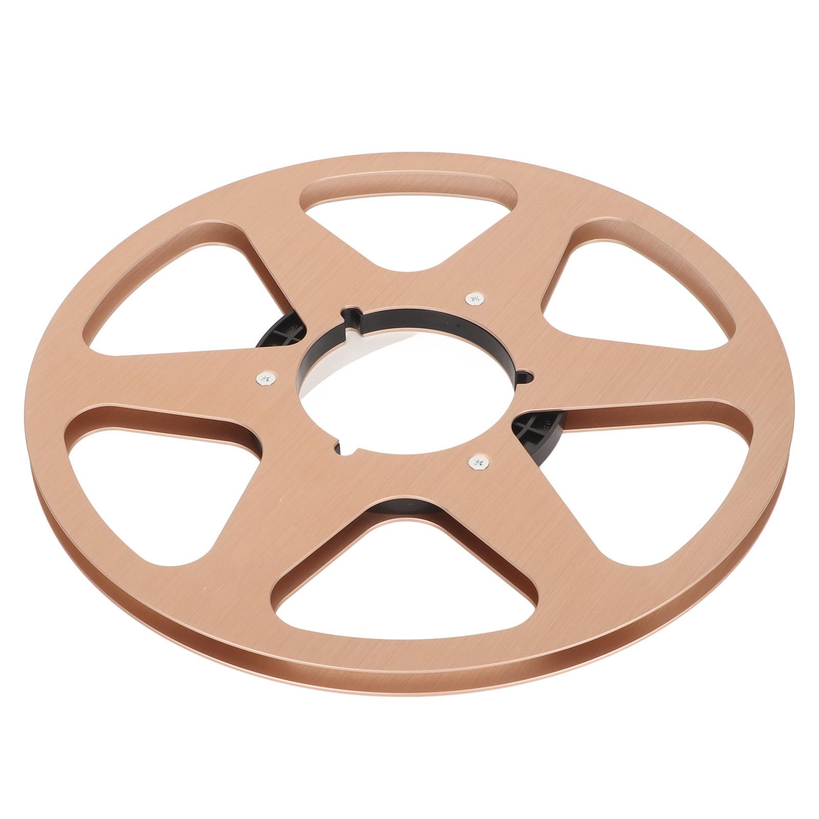 14 10 Inch Empty Tape Reel Aluminum Alloy Reel Tape Recorder Accessory Empty Disc Opening Machine золотой