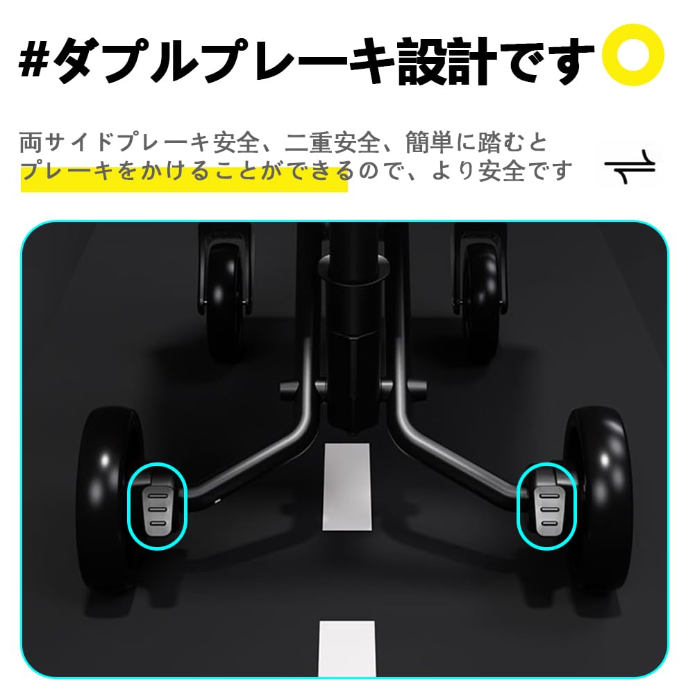 MODONG Leicht und mit großen Reifen und Sonnenschutz Hoch und Hochkohlenstoffstahl Geeignet für und Perfekt für Babypartys B-Typ Kinderwagen, Kompakt,