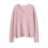 Women's 100% Pure Cashmere V-Neck Sweater - Autumn/Winter Knitwear Pullover