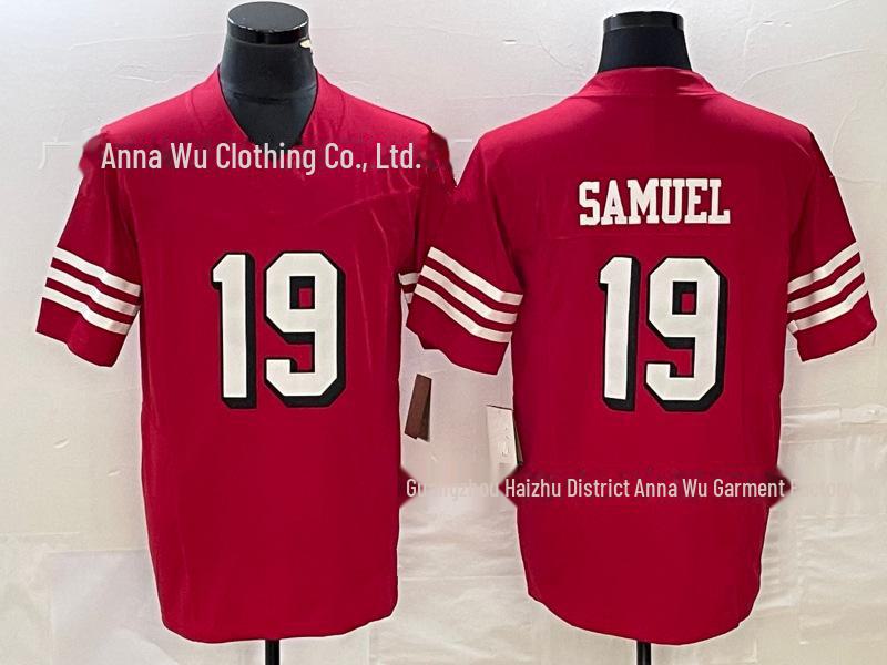 

2023 Легендарна футболка 3-го покоління 49ers - Кіттл #85, Боса #97, Семюел #19 L