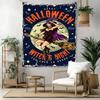 Halloweenová nástěnná dekorace Gobelínové umění Pro památku mazlíčka Narozeniny Svatba Večírková kulisa Rodinný dárek