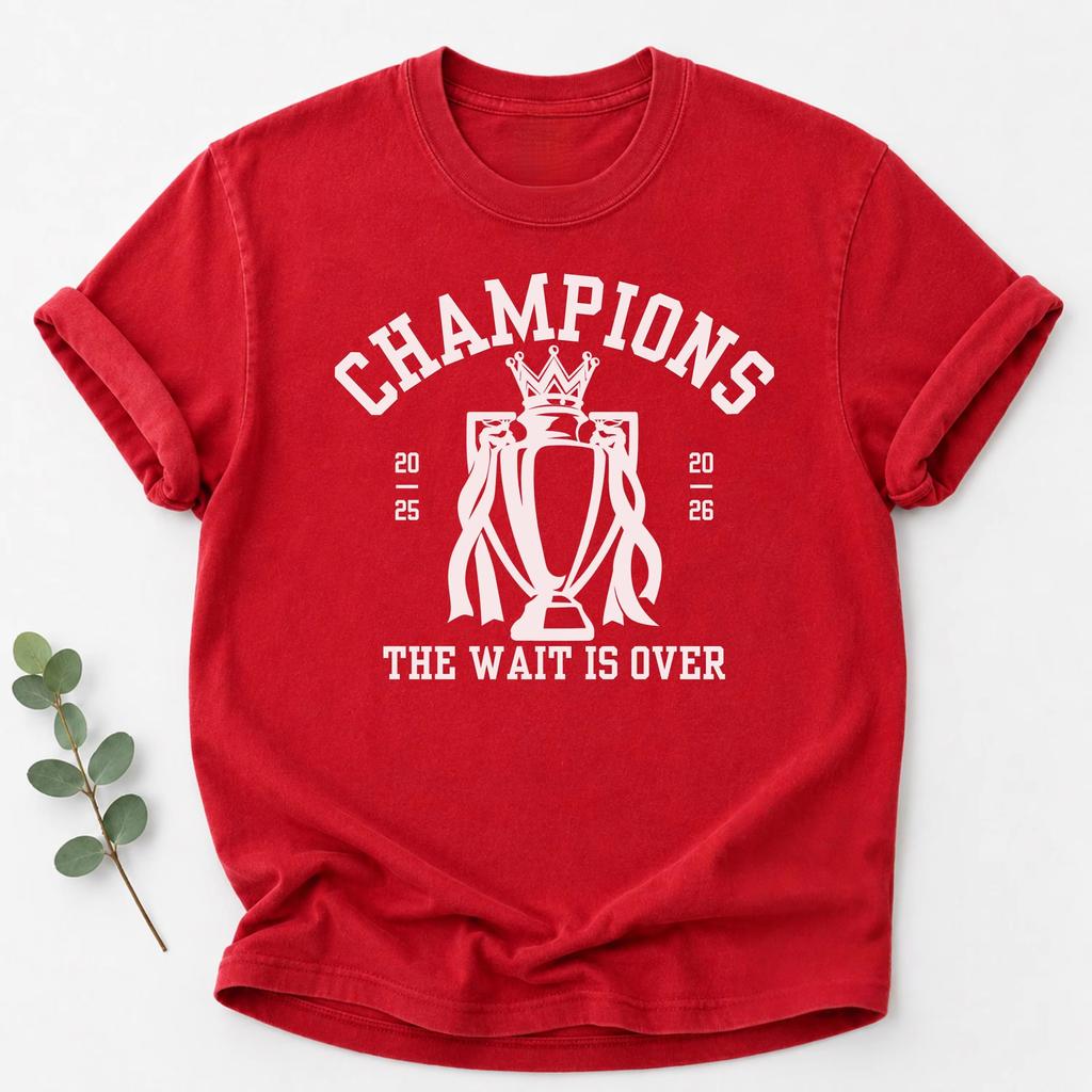 Arsenal Champions 2026 Tshirt Unisex Unisex Summer Cotton Y2k Clothing Fashion High Quality Short Sleeved Tee Streetwear