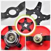 New Universal Brush Cutter Head, Weeding Device, Brush Cutter Accessories, Steel Wire Grass Head For Mower
