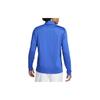 Nike Victory Solid Logo Half-Zip Design Long Sleeve T-Shirt Men Tops Blue FD5837-480