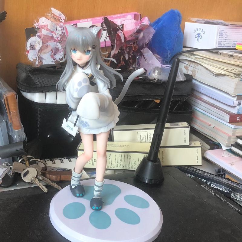 21cm Virtual Idol Nachoneko Cat Girl Figure Animation Model Toys Gifts Collection Desktop Decoration PVC Birthday Gift Toy