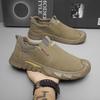 Breathable Steel Toe Slip-On Work Shoes for Spring and Autumn