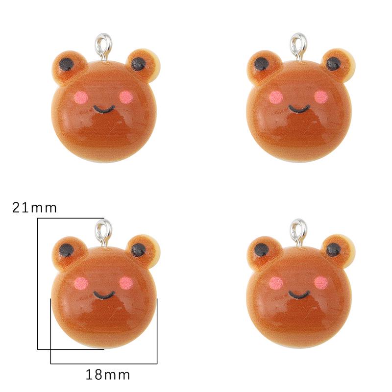 DIY pryskyřičné šperky a doplňky: Přívěsky Žlutá kachnička, Včelka, Růžový medvídek, Kobliha, Dinosaurus, Vejce, Lízátko.