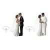 Plastic Bride And Groom Cake Top Couple Figure Wedding Cake Decoration For Engagements Reception Table Centerpieces