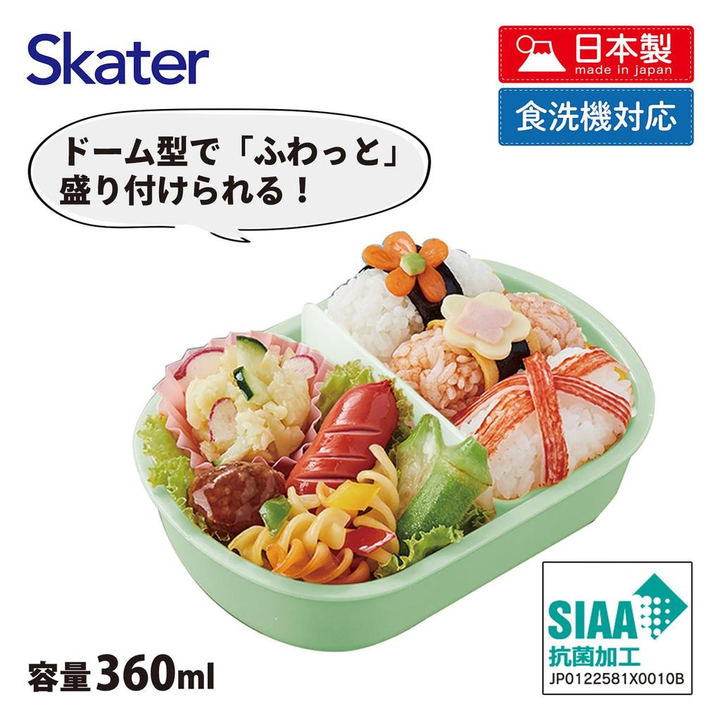 Skater Bento 360ml Fluffy Hergestellt in Einzelgericht Spülmaschinen- und Mikrowellengeeignet Aufklappbare Kinderbox, Fassungsvermögen, Deckel, Japan, Etage, Sicher, Pokémon Design,
