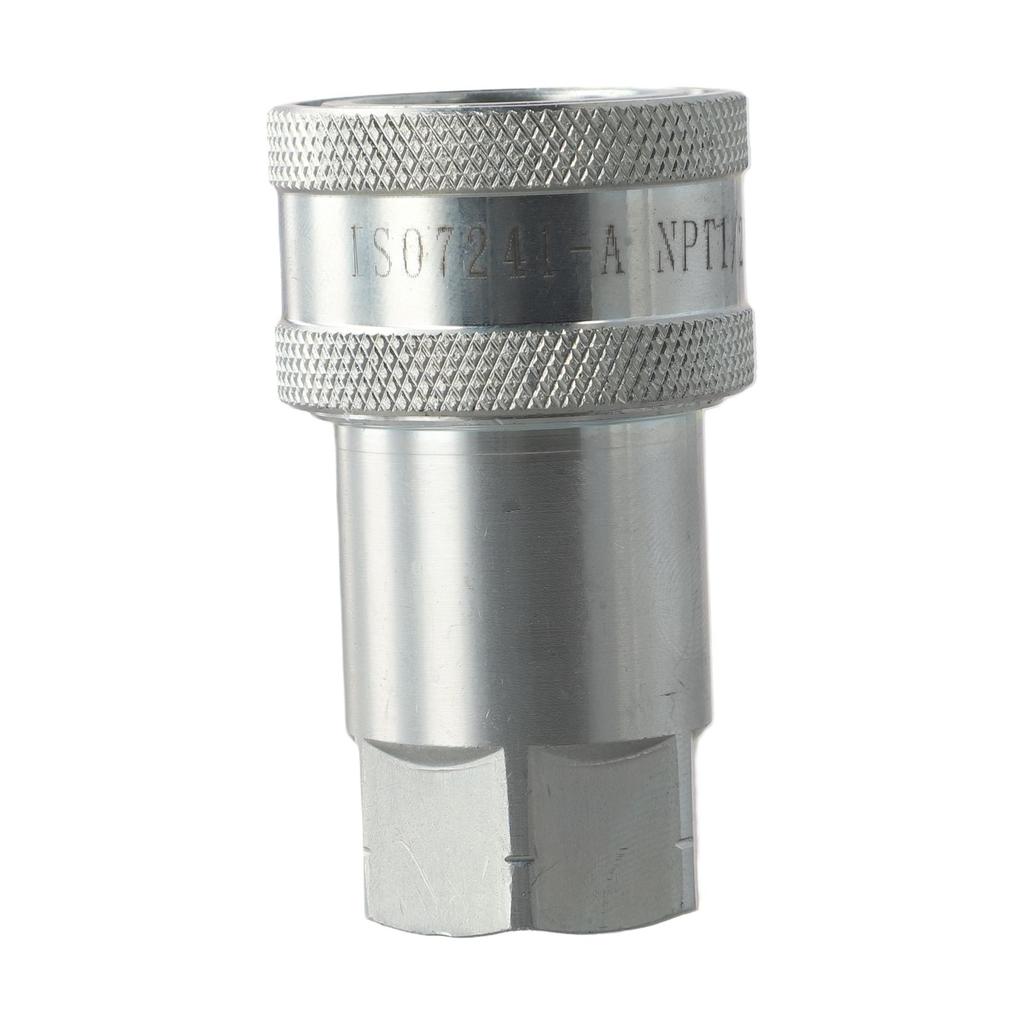1 Pc NPT1/2 High Pressure Hydraulic Oil Pipe Quick Connector For For ISO Series A Couplings Male Female Threads ISO7241-A