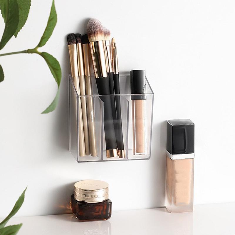 Wandmontierte Aufbewahrungsbox/Kosmetik-Klassifizierungs-Aufbewahrungsbox Badezimmerregal Schmuck Lippenstift Trennwand Aufbewahrungsbox