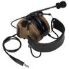Noise Reduction Ear Muffs 7.1mm Plug Hunting Headset with Detachable Mic for   UV9R UV9R PLUS UVXR BF9700(Black )