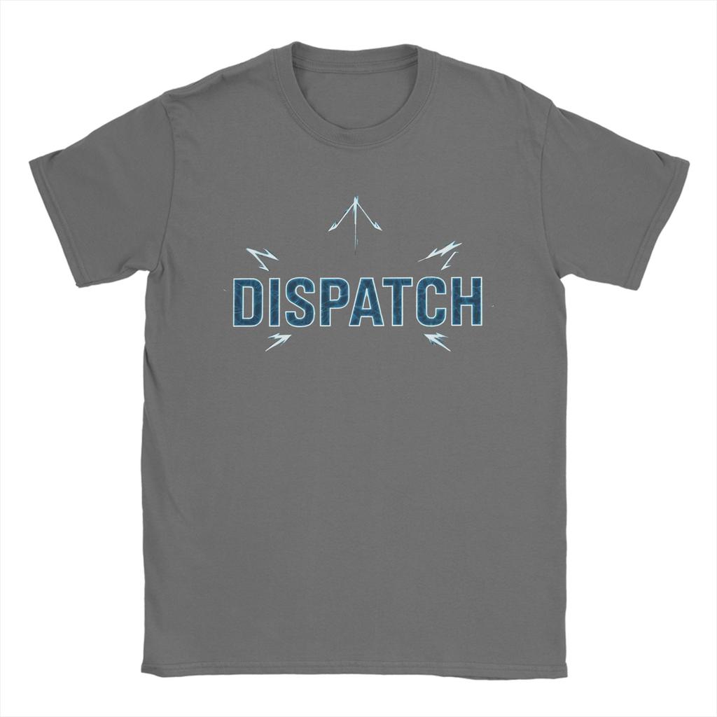 Hra Dispatch Logo Pánské tričko Vtipná trička Krátký rukáv Kulatý výstřih Tričko Čistá bavlna Grafické oblečení