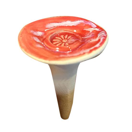 Mini Bee Watering Station Stake, Outside Pollinator Butterfly Bee Feeder Cup, Weather-proof Bee Waterer Bath Bowl for Outdoor Garden Courtyard