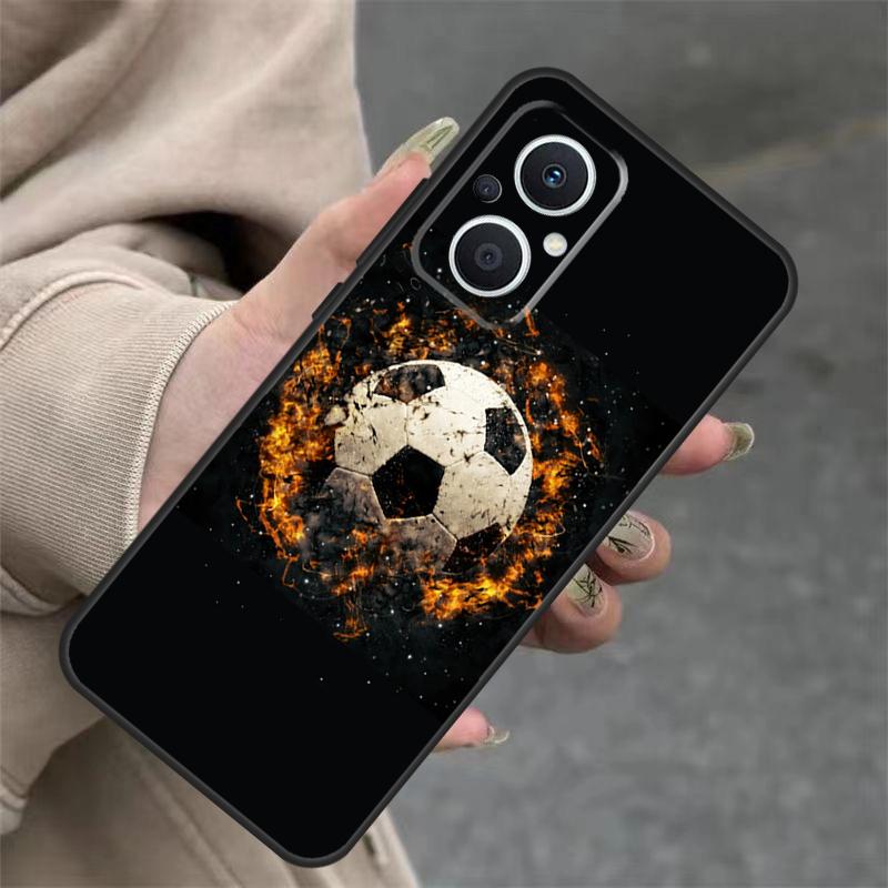 Football Soccer Ball Case For OPPO Reno 7 8 Lite 6 5 4 11F 10 Pro 8T 5Z 4Z OPPO Find X6 Pro X2 Neo X3 X5 Lite