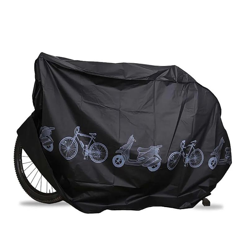 Outdoor Bicycle Cover Multifunctional Electric Vehicle Cover for Bicycle Prevent Rain Black Waterproof Bike Cover Sun Protection