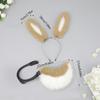 Soft Rabbits Tail Lovely Rabbits Ears Headband Plush Animal Tail Decorations Rabbits Ears Headwear for Halloween Party