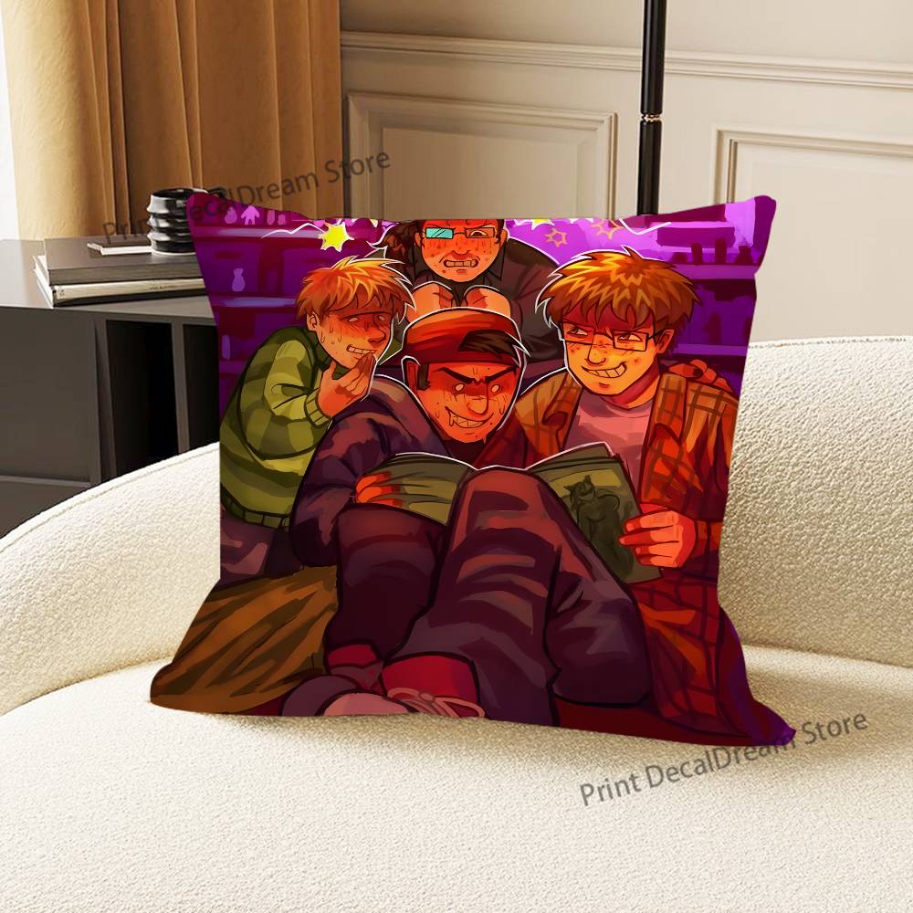 The E-Eltingville C-Club Cushion For Bedroom Car Coffee Shop Room and Living Room Sofa Decorative Pillow Cover Case