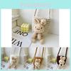 Charming Cartoon Plush Rabbit Shoulder Bag For Kids Perfect For Daily Use