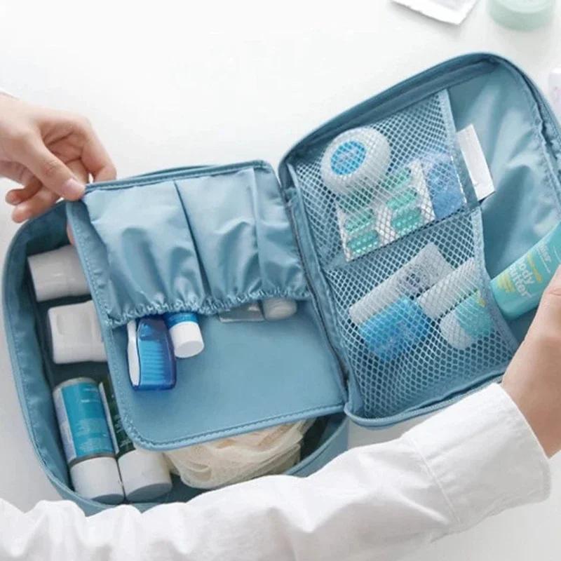 Outdoor Travel Storage Bags Girl Makeup Bag Cosmetic Storage Bag  Toiletries Organizer Waterproof Female Storage Make Up Case