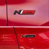 Kovové 3D logo N LINE Zadní emblém nálepka na kufr auta Odznak na karoserii pro Hyundai Accent Sonata Kicks Reina vq1
