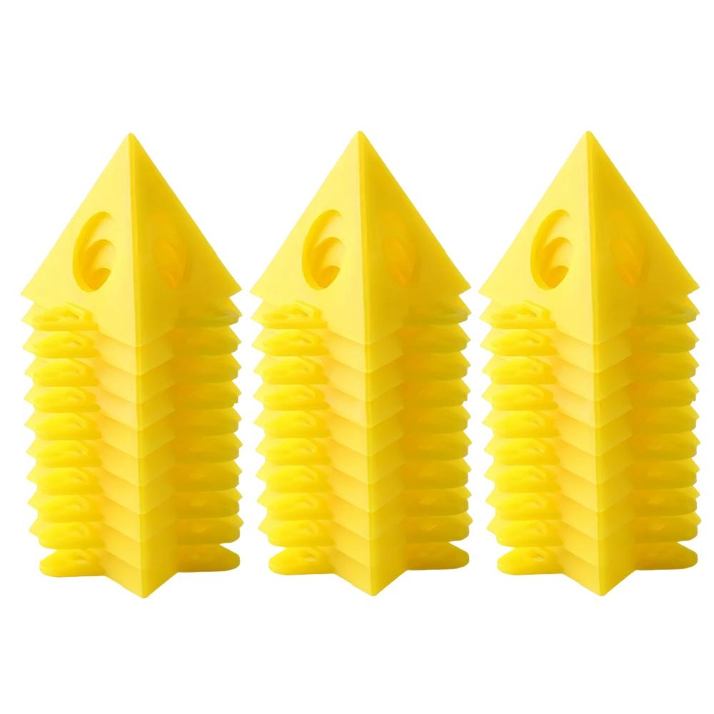 1-50PCS Pyramid Shaped Triangular Bracket Mini Cone Woodworking Spray Painting Door Plank Support Cushion Block Paint Tools