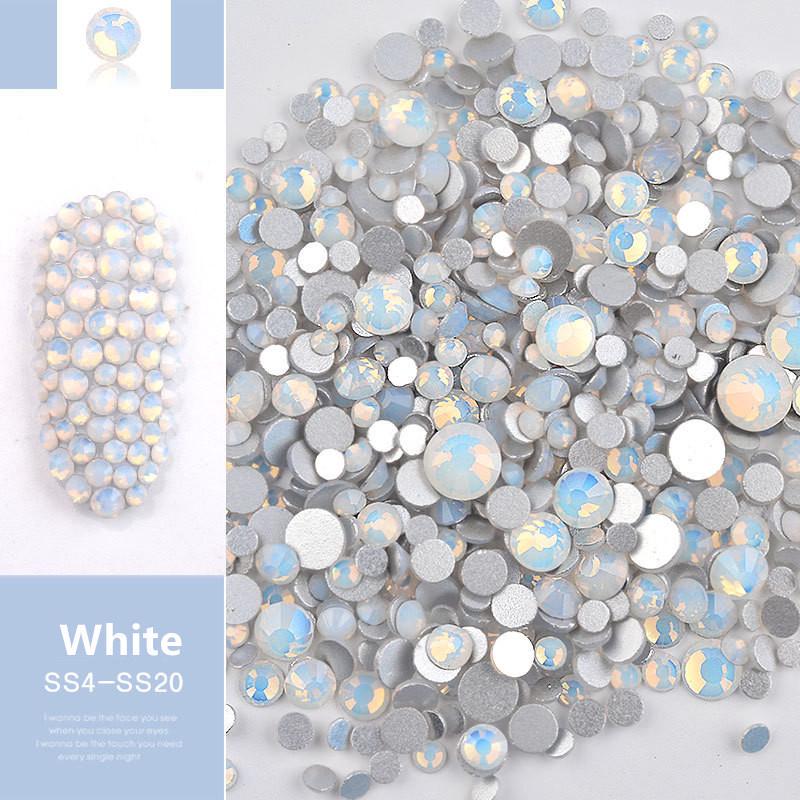 Nail Jewelry Flat Diamond Nail Diamond Glass Crystal Diamond Color Diamond Small Diamond Zircon Accessories