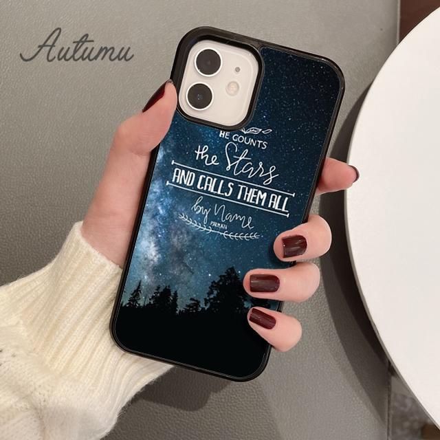 Christ Jesus Bible Verse Cross Phone Case for iPhone 17 Air 15 16 11 12 13 14 Pro Max Plus coque Fundas Shell