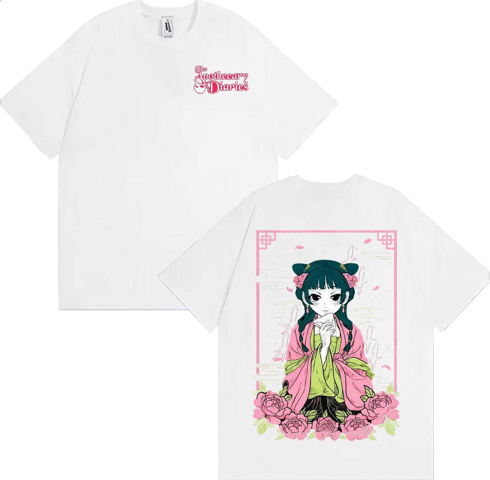 New Anime The Apothecary Diaries Maomao Tshirts Harajuku Fashion Kawaii Cute Tshirt Men Women Retro Cartoon Streetwear T Shirt