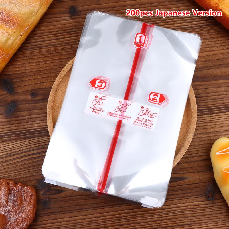 Bolsa de Embalaje Triangular para Bolas de Arroz de 200 Piezas con Pegatinas Molde Alga Marina Nori Onigiri Sushi Bolsas de Regalo de Plástico Accesorios Bento