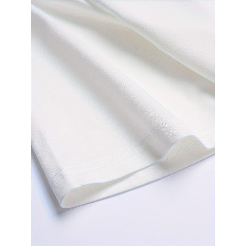 European Sizes Cute Puppy & Letter Print Men's Casual T-shirt, Short Sleeve Crew Neck Summer Top, Men's Clothing