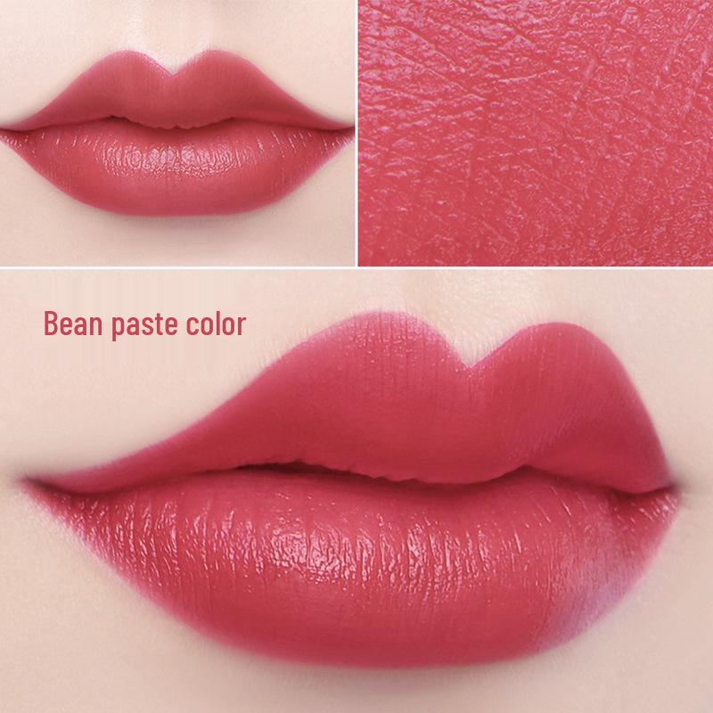 LANYI Dusky Rose & Auntie Red Matte Long-lasting Lipstick - Moisturizing, Waterproof, Cherry Red Aura Whitening.