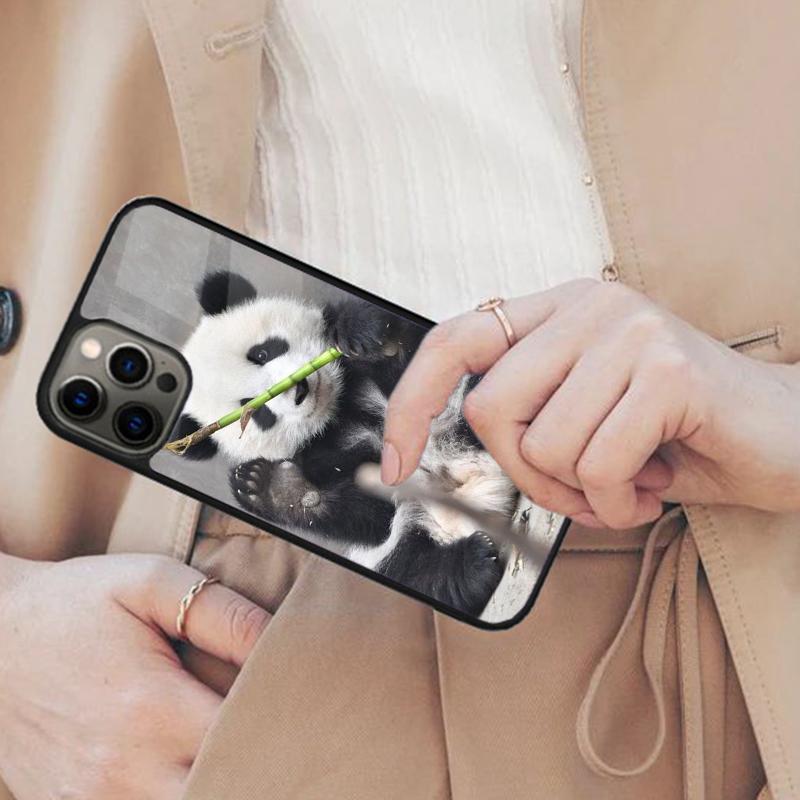 Panda Animal Cute Bear Magnetic Phone Case For APPLE iPhone 17 Air 16 14 13 12 Pro Max 15 Plus Wireless Charge MagSafe Cover