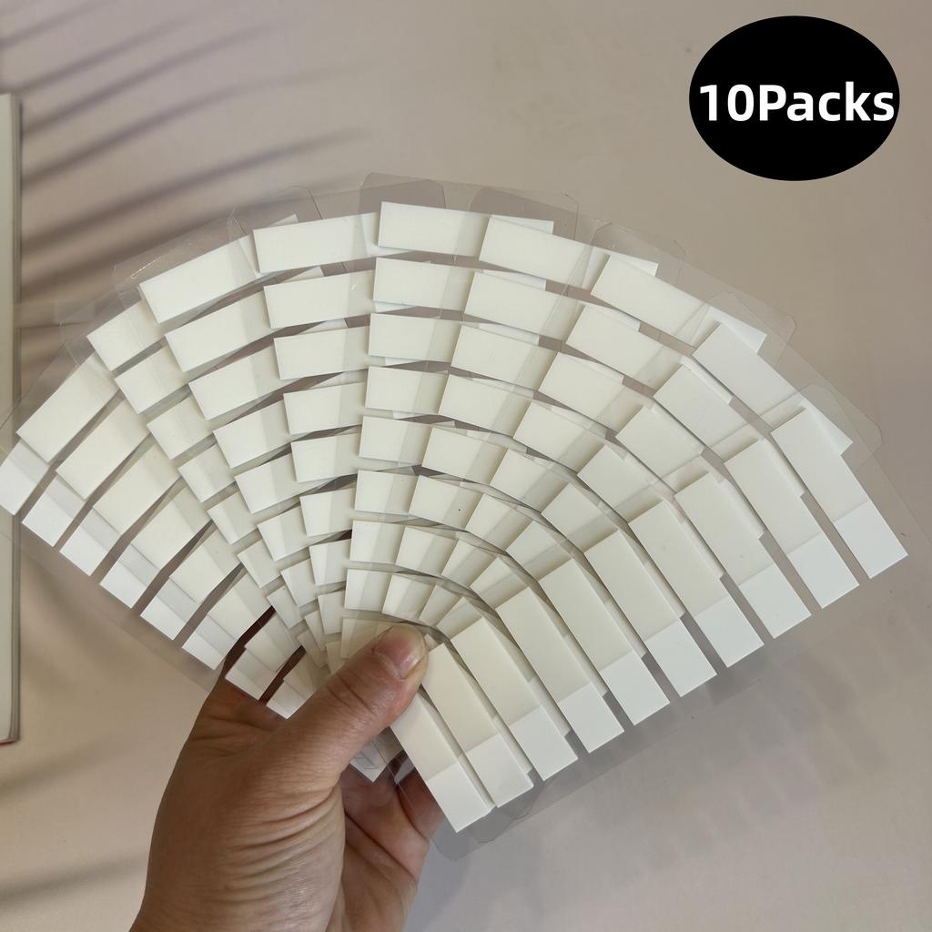 10Packs 2000 Sheets Sticky Note Transparent Sticky Note Index Tabs Arrow Flags for Page Marker Planner Stickers Office School