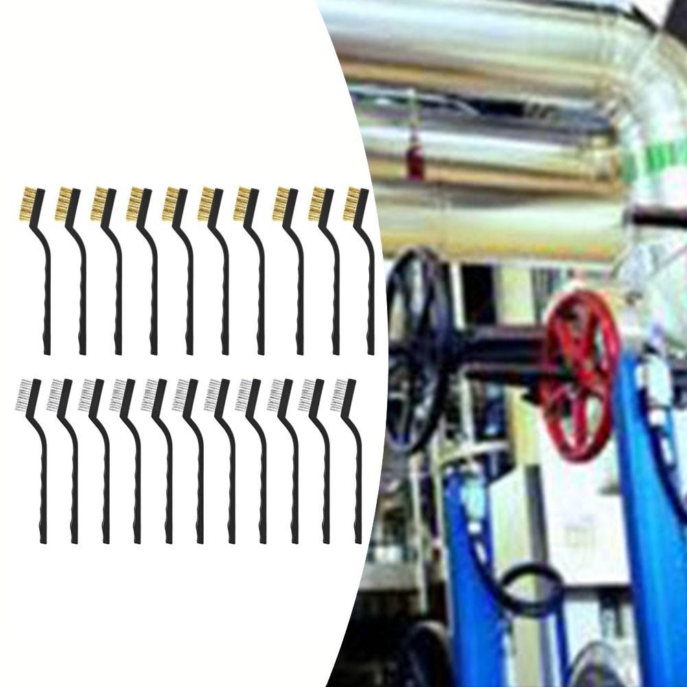 Small Cleaning Brush Stainless Steel Tools 10pcs 7inch