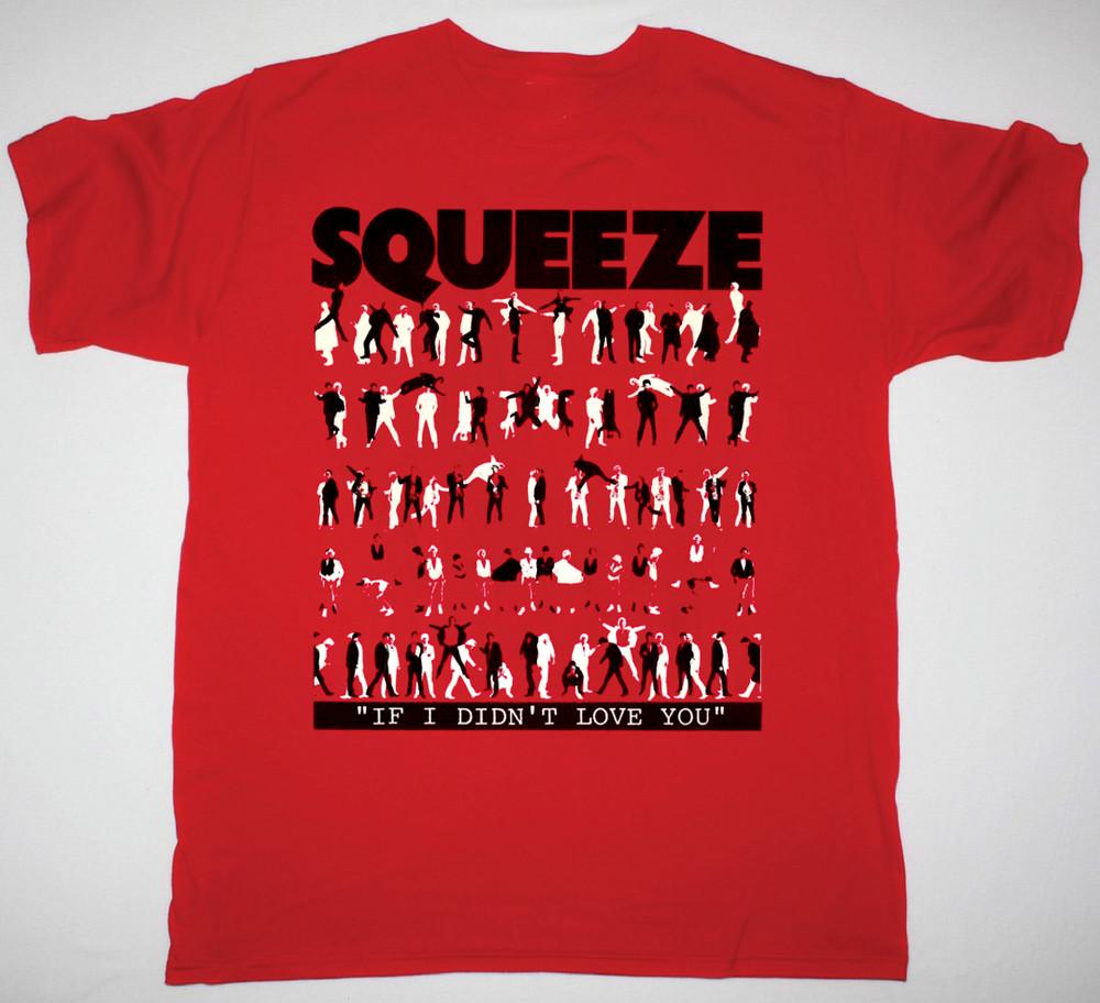 

Редкая коллекция Squeeze Band Красная футболка унисекс всех размеров M